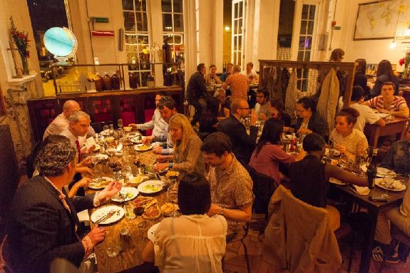 Hoxton — packed evening service